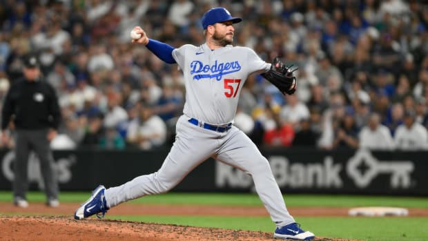 Former Los Angeles Dodgers pitcher Ryan Brasier